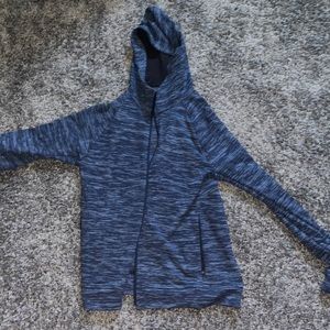 Dark blue and black Men’s medium Full zip from Lululemon